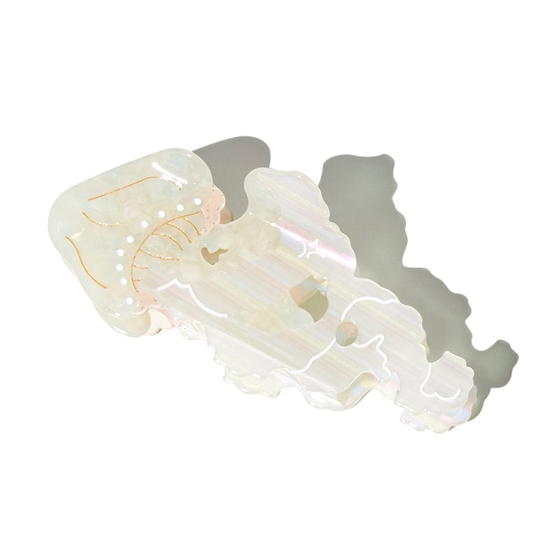 Large Coral Jellyfish Mermaid Color Hair Claw Clips| NueShiny