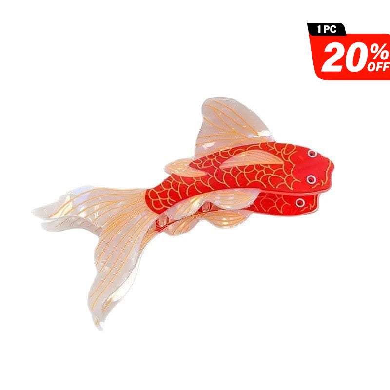Large Red Koi Hair Claw Clips | NueShiny