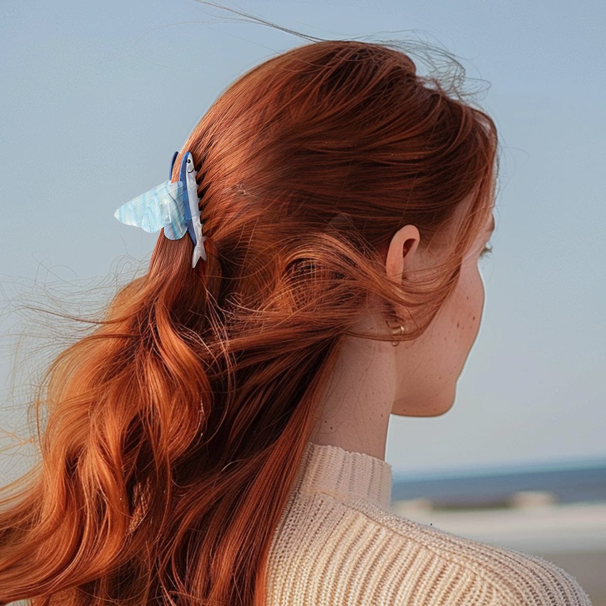 Medium Fly Fish Hair Claw Clips| NueShiny