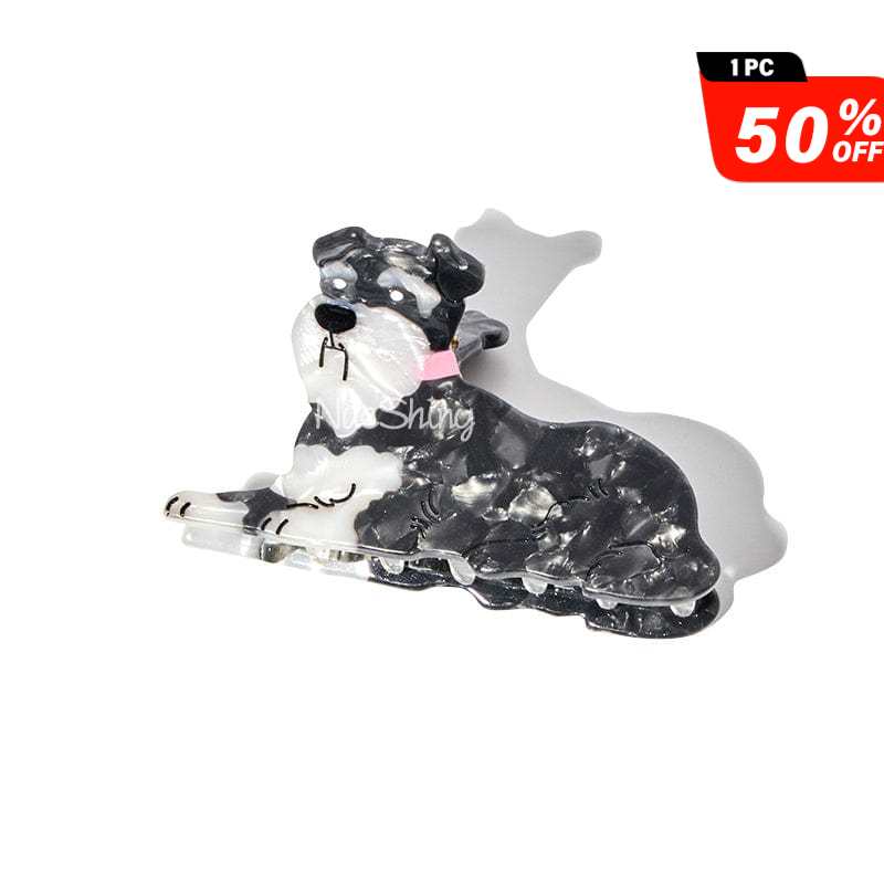 Schnauzer Dog Hair Claw Clips丨NueShiny