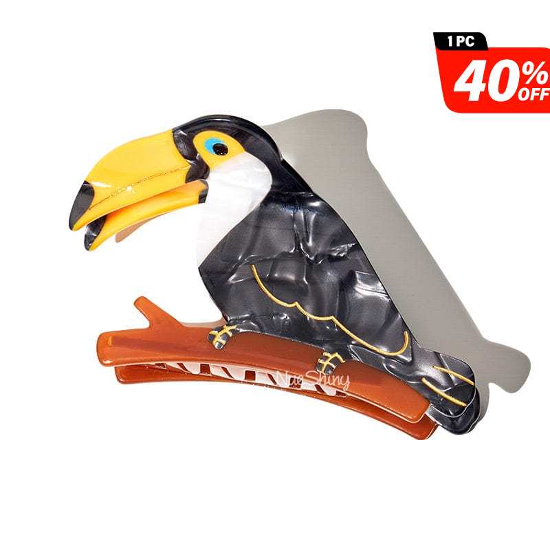 Large Toucans Hair Claw Clips | NueShiny
