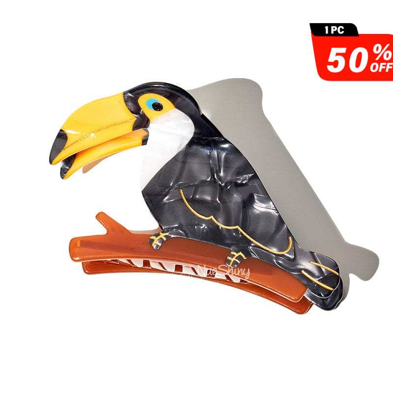 Large Toucans Hair Claw Clips | NueShiny