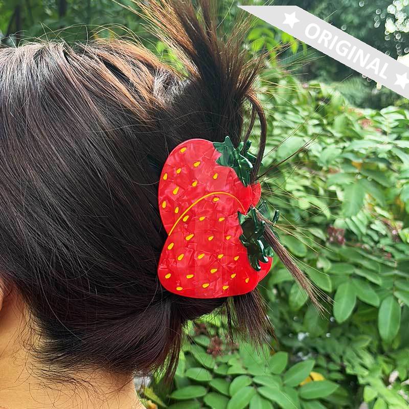 Large Strawberry Hair Claw Clips | NueShiny