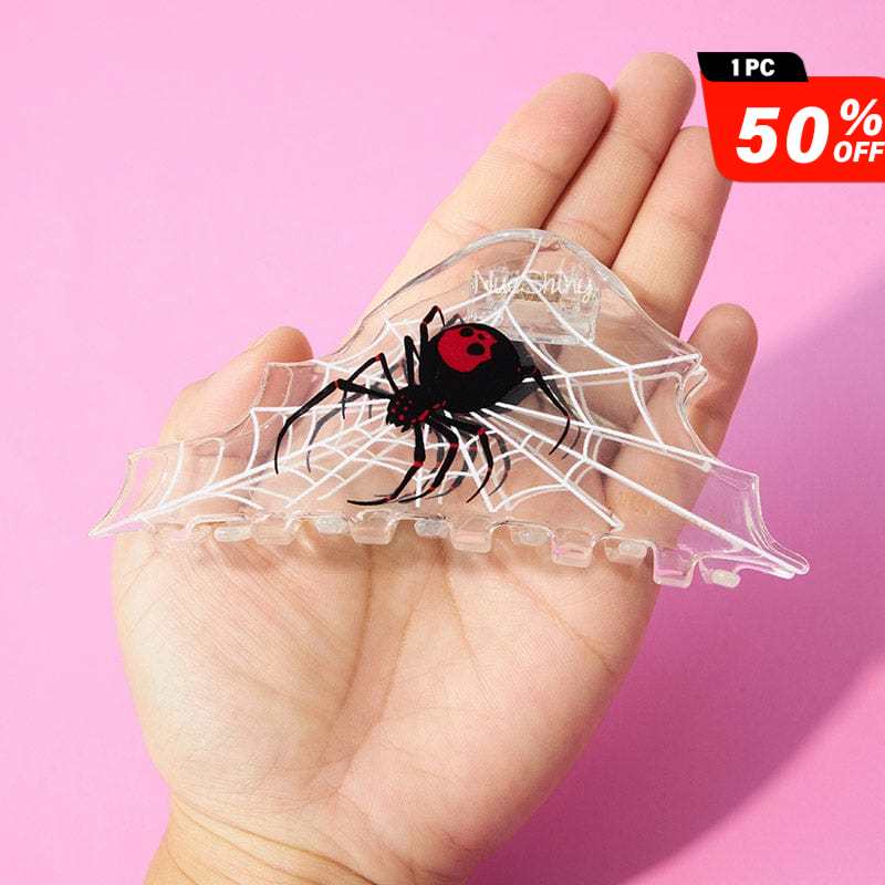Jumbo Black Spider Hair Claw Clips | NueShiny