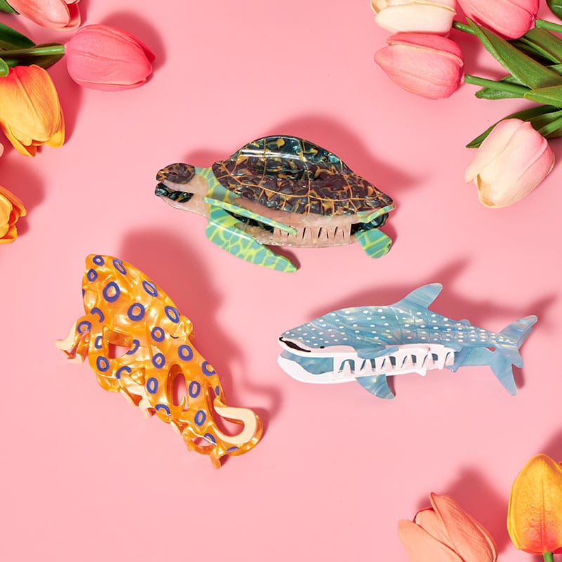 Ocean lovers: Whale Octopus Turtle 3 ppcs Gift Set | NueShiny