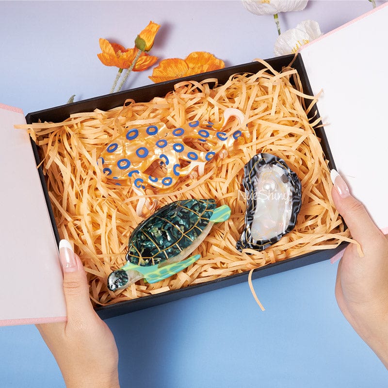 Ocean Fable: A Tale of Three Hair Claws 3 Pcs Gift Set | NueShiny