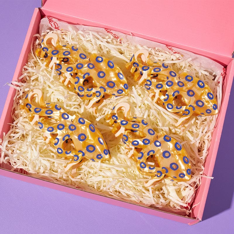 Jumbo Blue-Ringed Octopus Hair Claw Clips Set (4 Pcs) | NueShiny