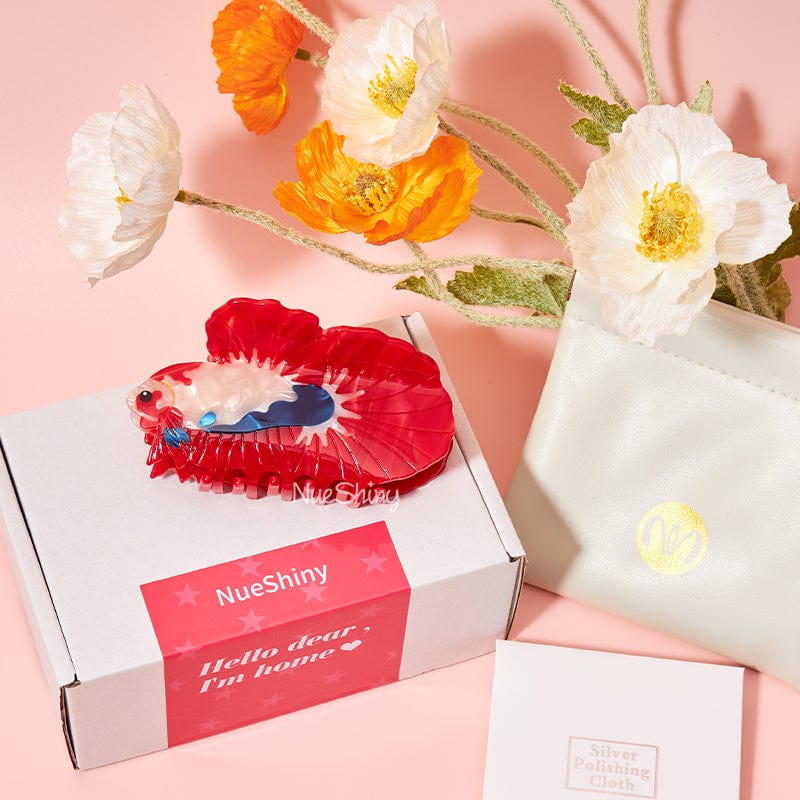 Large Betta Fish Hair Claw Clips丨NueShiny