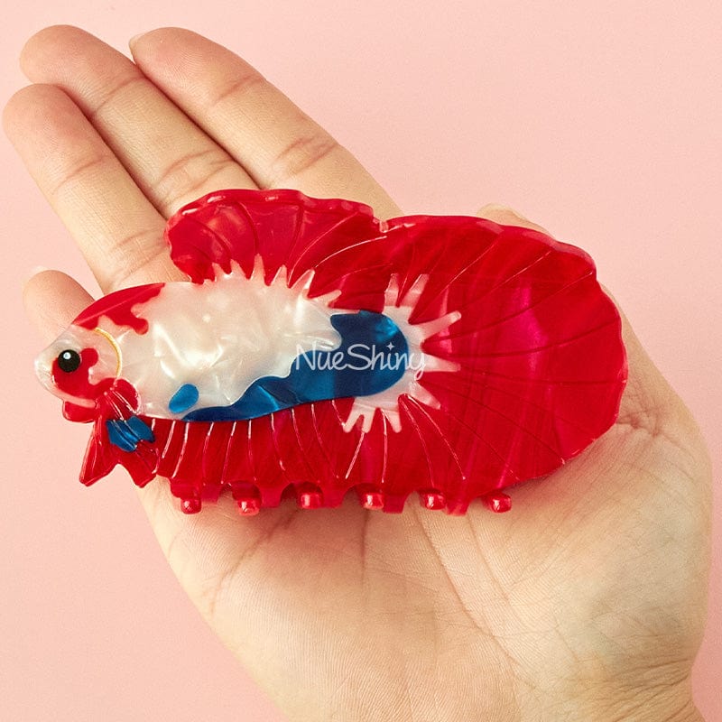 Large Betta Fish Hair Claw Clips丨NueShiny