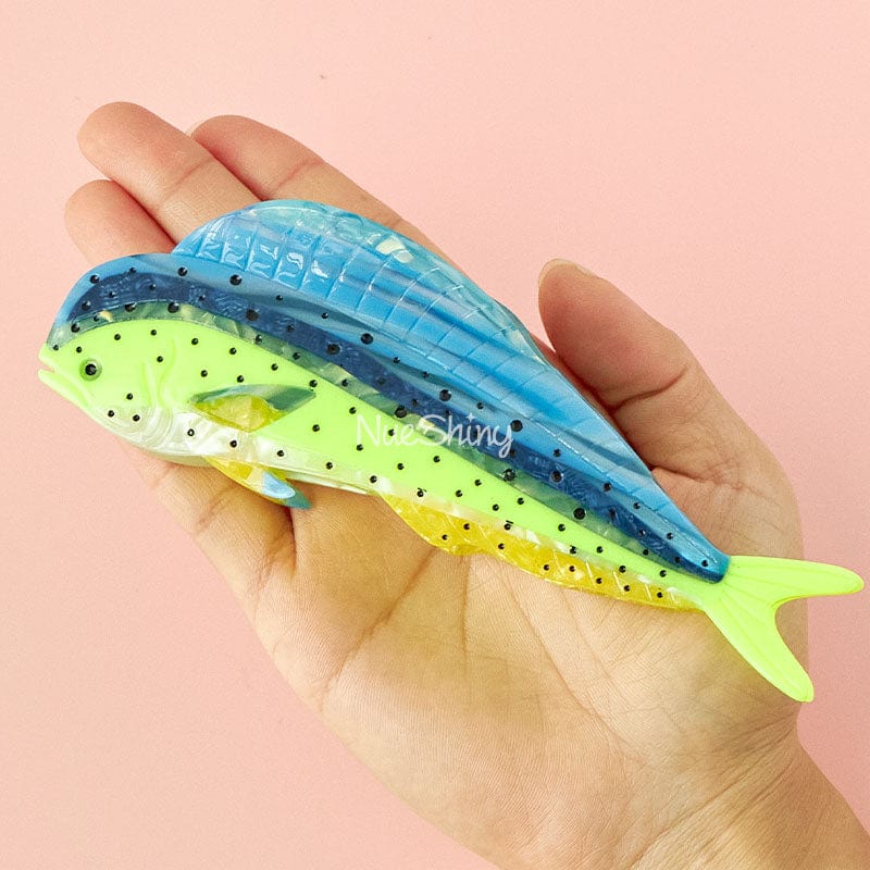 Jumbo Mahi-Mahi Hair Claw Clips丨NueShiny
