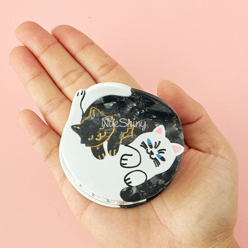 Medium Bicolor Cats Hair Claw Clips丨NueShiny