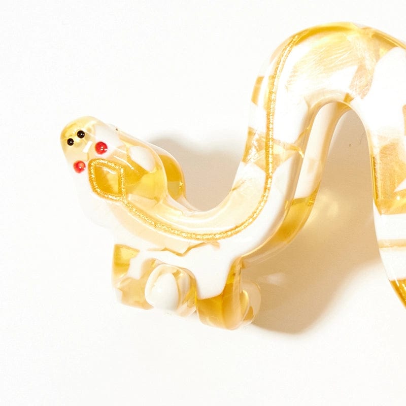 Large Rare Colour Ball Python Hair Claw Clips丨NueShiny