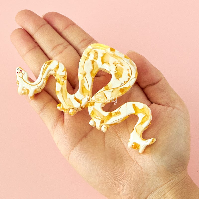 Large Rare Colour Ball Python Hair Claw Clips丨NueShiny