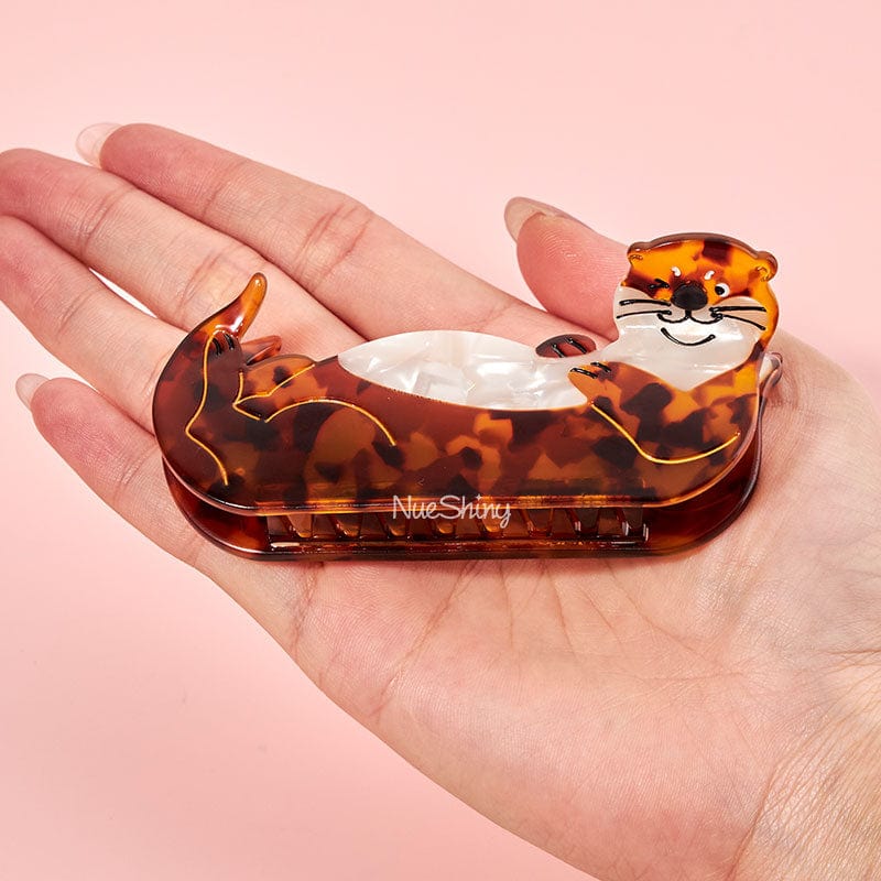Medium Sea Otter Hair Claw Clips丨NueShiny