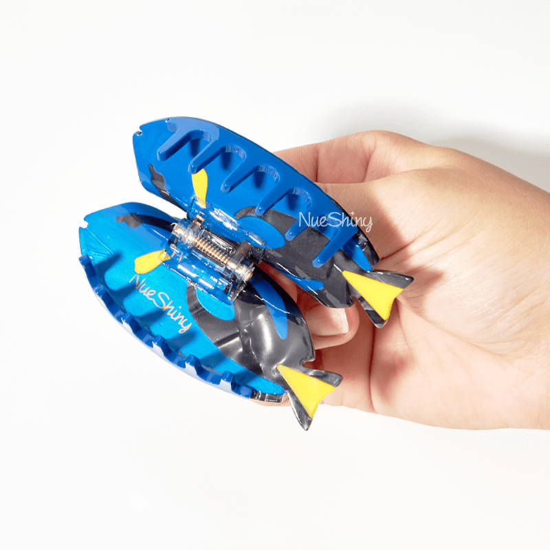 Medium Blue Tang Fish Hair Claw Clips| NueShiny