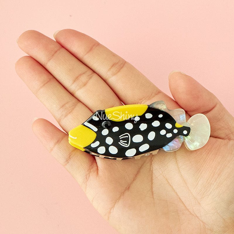 Medium Clown Triggerfish Hair Claw Clips | NueShiny