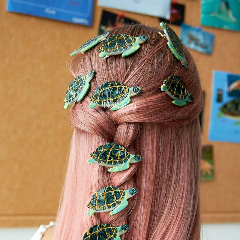 Small turtle Hair Clip | NueShiny