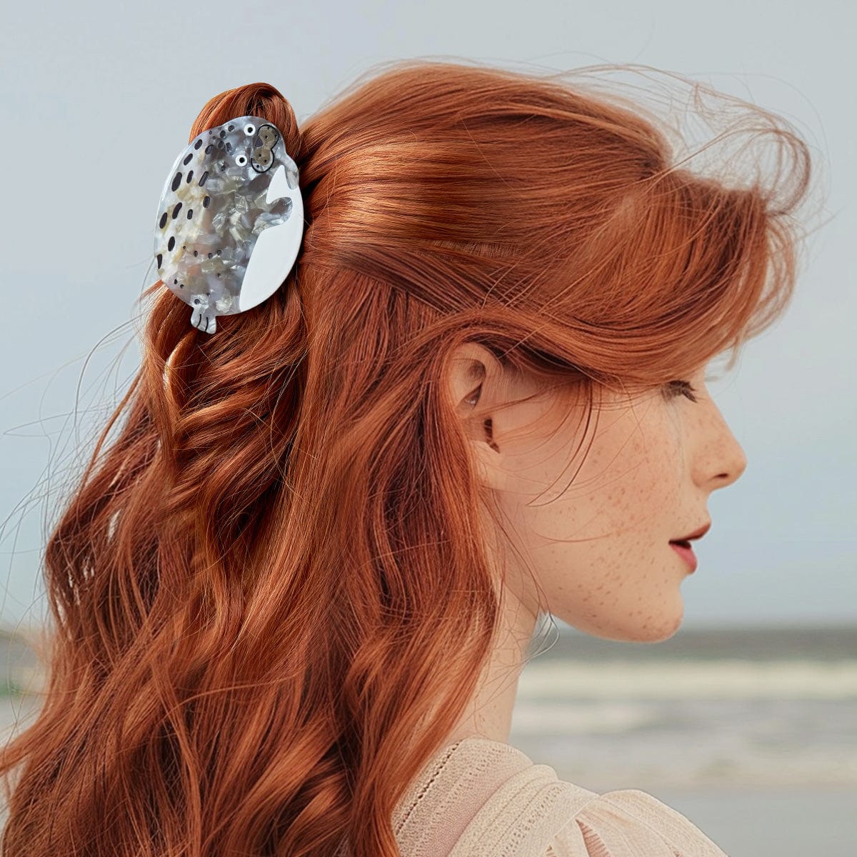 Large Roundy the Seal Hair Claw Clips | NueShiny