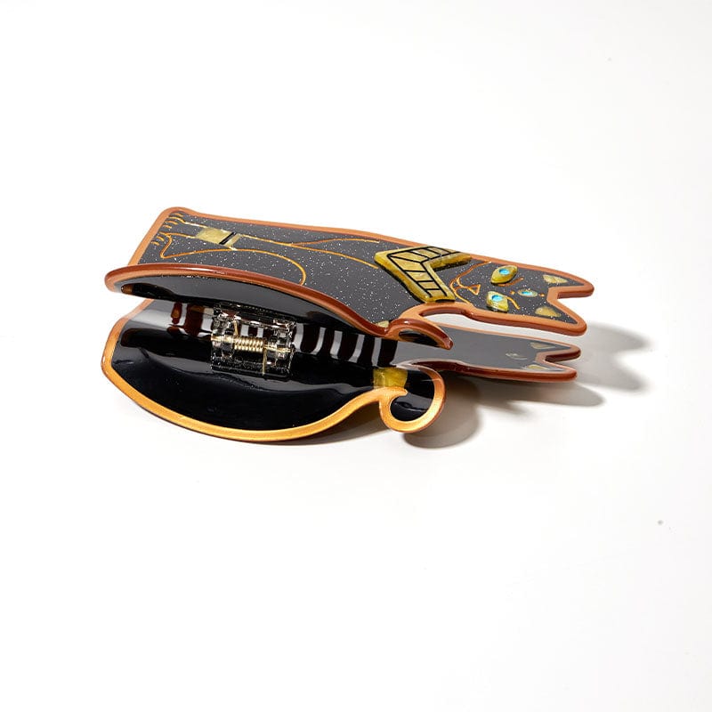 Jumbo Bastet the Black Cat Hair ClawHair Claw Clips | NueShiny