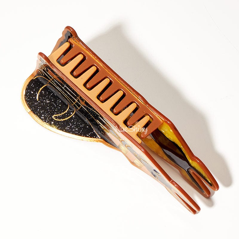 Jumbo Anubis the Black Dog Hair Claw Clips | NueShiny