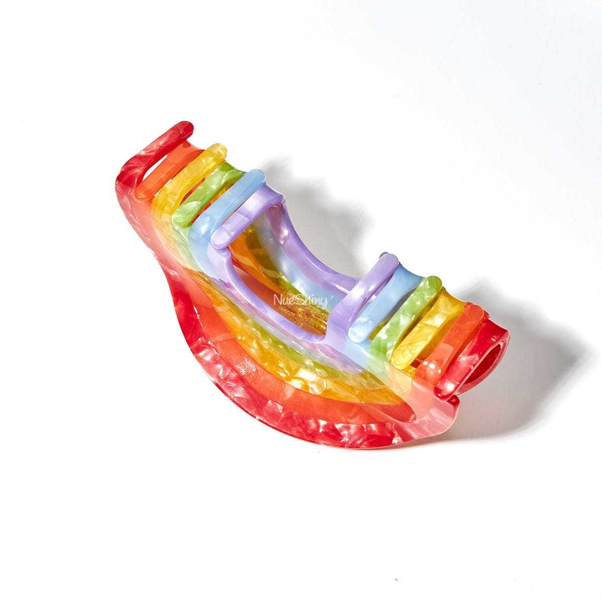 Medium Rainbow Hair Claw Clips | Nueshiny