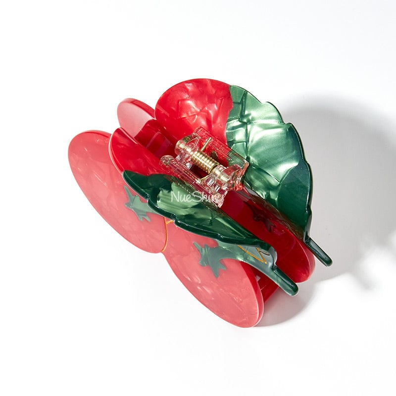 Large Cherry Tomatoes Hair Claw Clips | NueShiny