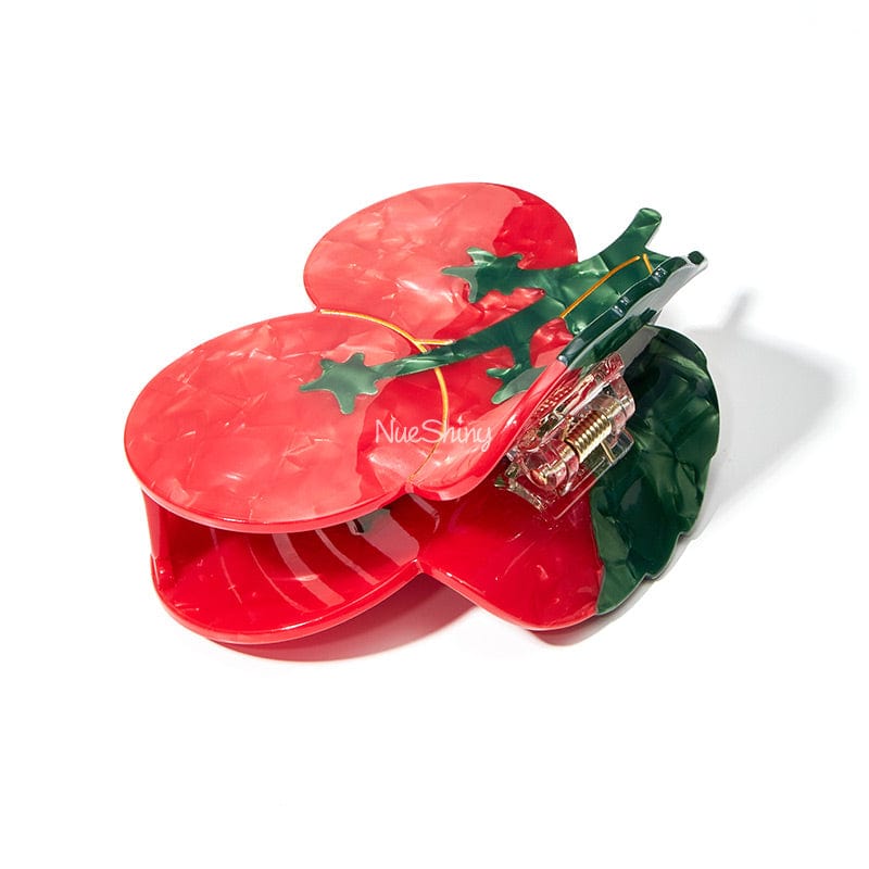 Large Cherry Tomatoes Hair Claw Clips | NueShiny