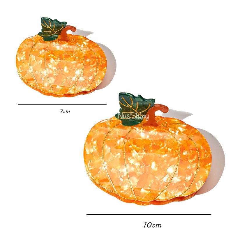 Large Pumpkin Hair Claw Clips | NueShiny