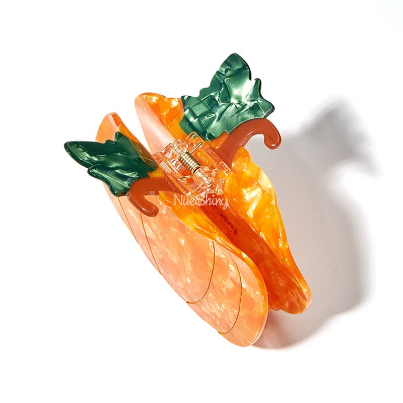 Large Pumpkin Hair Claw Clips | NueShiny