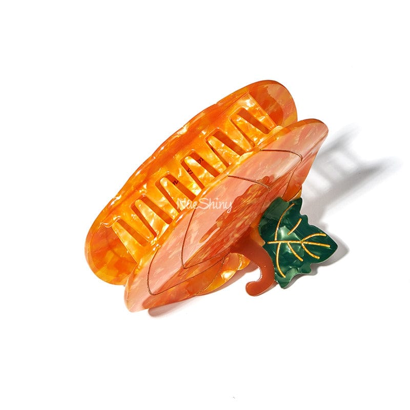 Large Pumpkin Hair Claw Clips | NueShiny