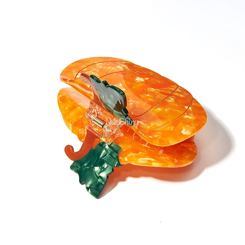 Large Pumpkin Hair Claw Clips | NueShiny