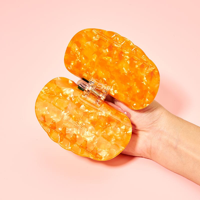 Large Pumpkin Hair Claw Clips | NueShiny