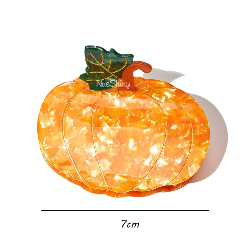 Large Pumpkin Hair Claw Clips | NueShiny
