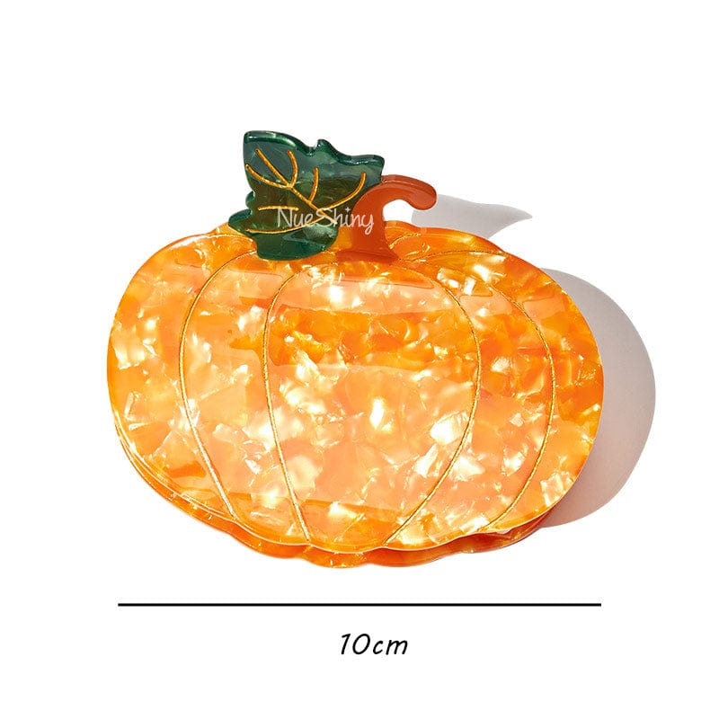 Large Pumpkin Hair Claw Clips | NueShiny