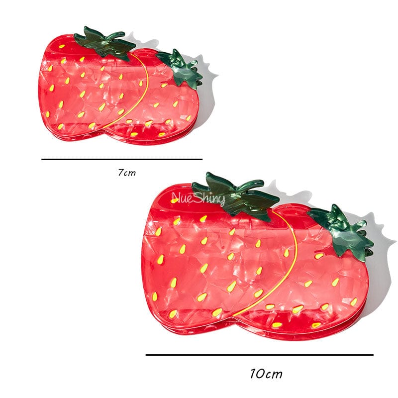 Large Strawberry Hair Claw Clips | NueShiny
