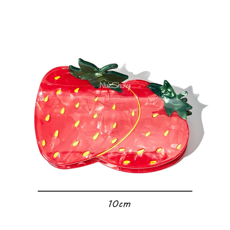 Large Strawberry Hair Claw Clips | NueShiny