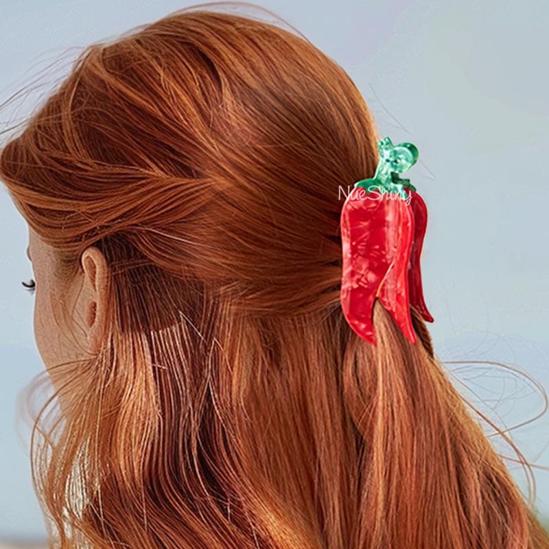 Large Chili Hair Claw Clips | NueShiny
