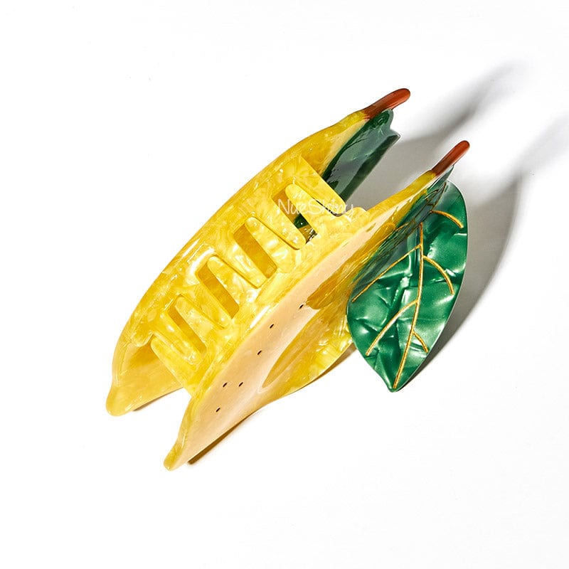 Large Lemon Hair Claw Clips | NueShiny