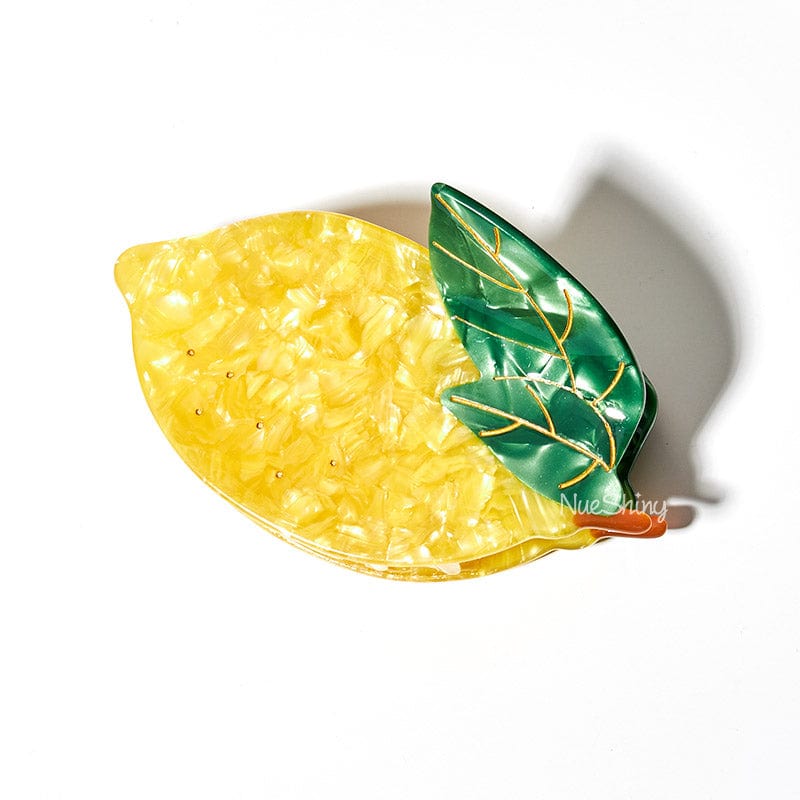 Large Lemon Hair Claw Clips | NueShiny