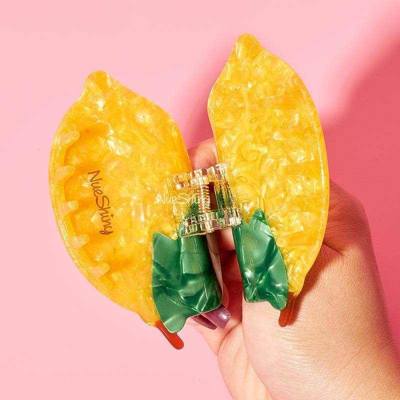 Large Lemon Hair Claw Clips | NueShiny