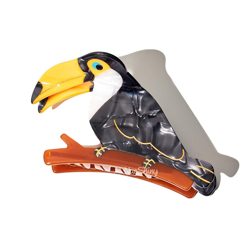 Large Toucans Hair Claw Clips | NueShiny