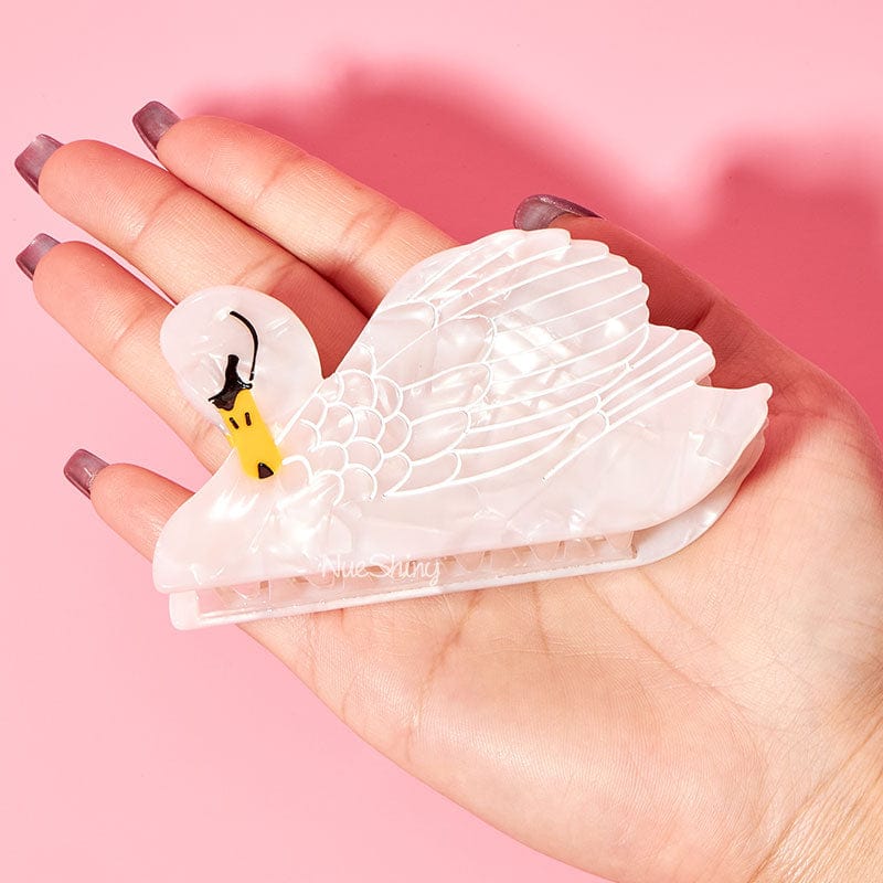 Large Swans Hair Claw Clips| NueShiny