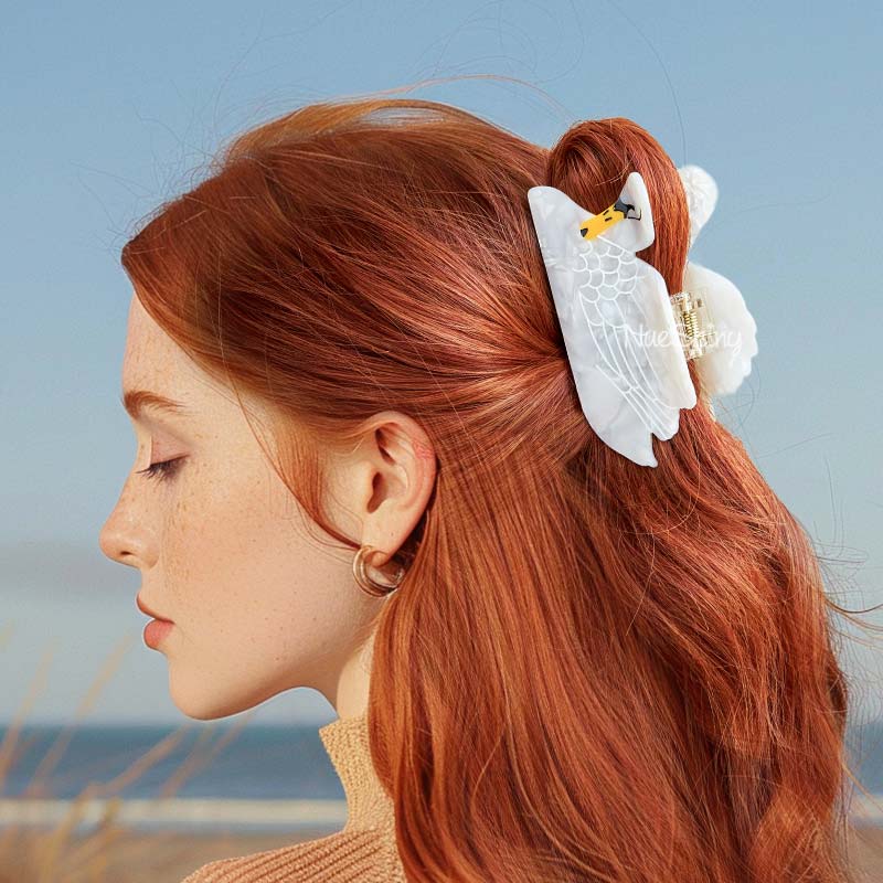 Large Swans Hair Claw Clips| NueShiny