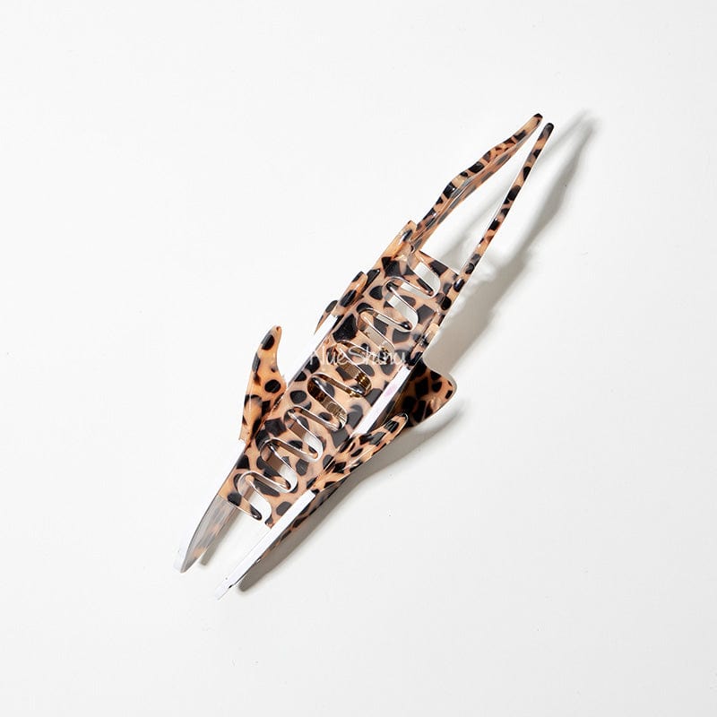 Jumbo Zebra Shark Hair Claw Clips | NueShiny