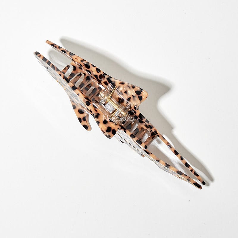Jumbo Zebra Shark Hair Claw Clips | NueShiny