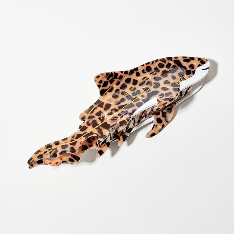 Jumbo Zebra Shark Hair Claw Clips | NueShiny