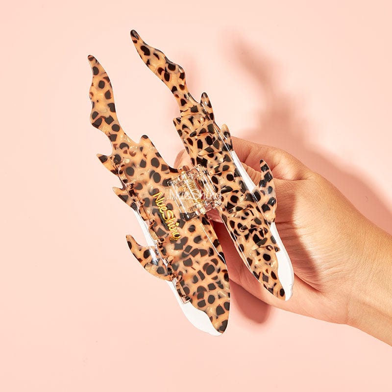 Jumbo Zebra Shark Hair Claw Clips | NueShiny