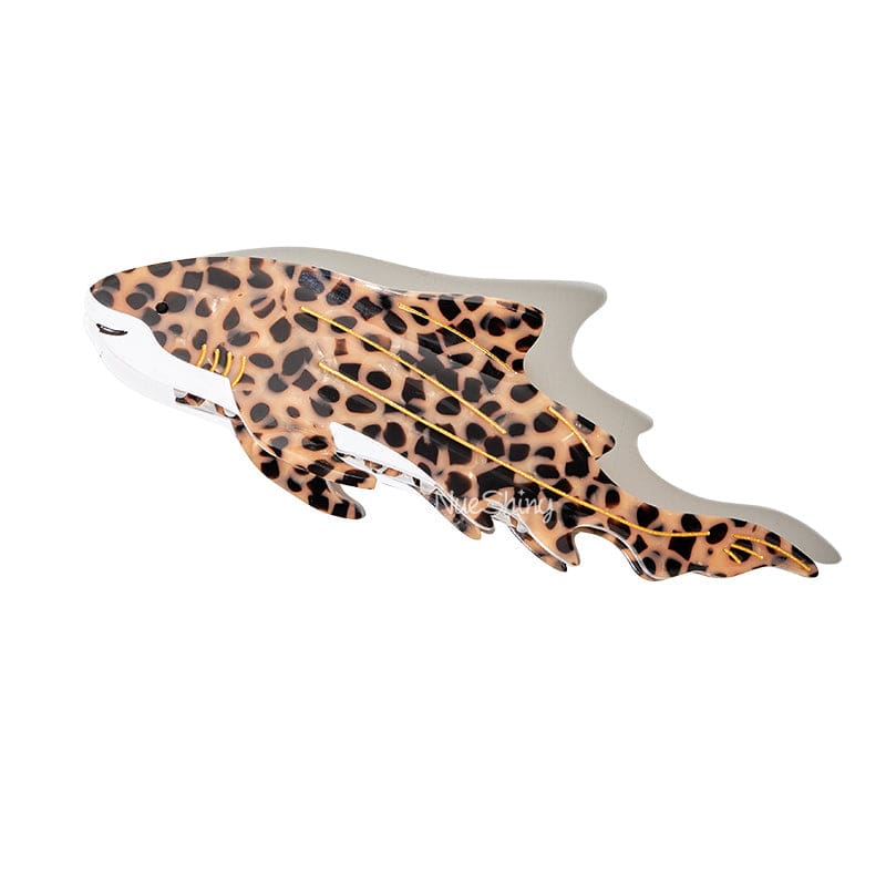 Jumbo Zebra Shark Hair Claw Clips | NueShiny