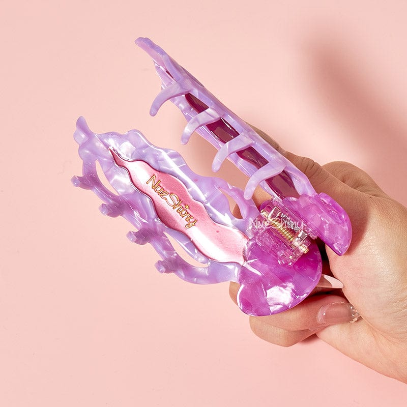 Large Sunset Jellyfish Hair Claw Clips | NueShiny