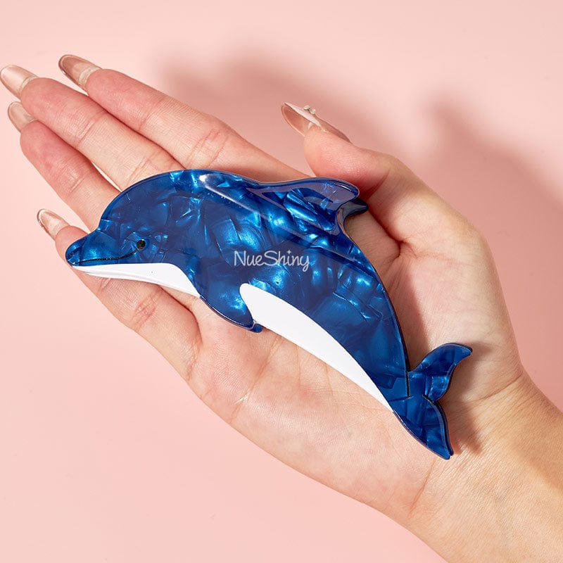 Jumbo Dolphin Hair Claw Clips | NueShiny